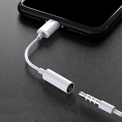 Lightning to 3.5mm AUX Adapter for iPhone 13 12 11 Pro Max XR X to Headphone Jack Converter