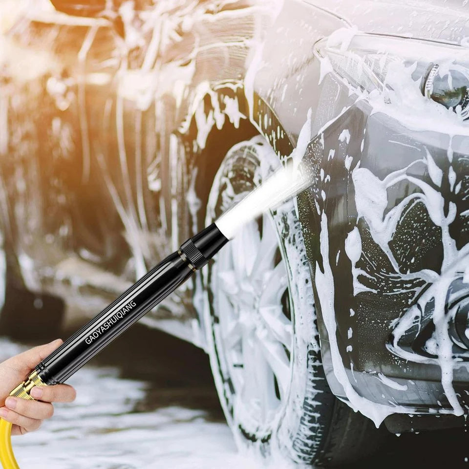 High Pressure Metal Spray Gun – Car Wash Hose Nozzle for Garden Watering, Irrigation & Cleaning