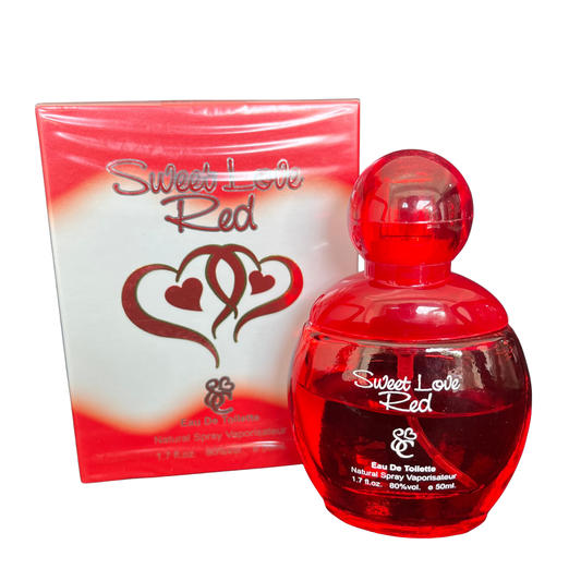 Sweet Love Red 50ml Perfume Romantic Floral Fruity Long Lasting Fragrance for Women