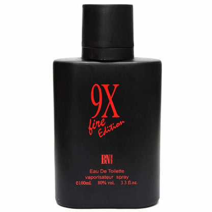 9X Fine Edition Black Perfume for Men 50ml – Bold Long-Lasting Natural Spray Fragrance
