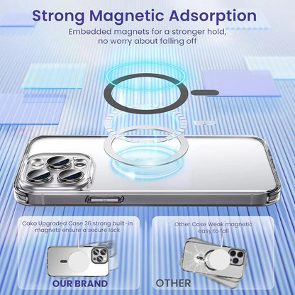 MagSafe Back Cover with Camera Protection for iPhone 11, iPhone 15 Pro