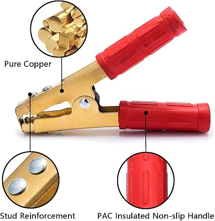 Heavy Duty Car Battery Clamps – 300A/150A Earth Clamp Charging Clips for Welding & Automotive Use