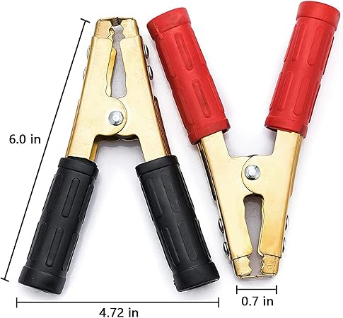 Heavy Duty Car Battery Clamps – 300A/150A Earth Clamp Charging Clips for Welding & Automotive Use