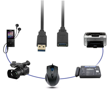 USB 2.0 Extension Cable 1m Male to Female High-Speed Data Transfer Cord