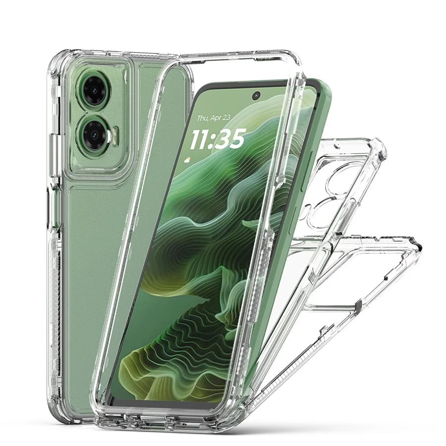 Motorola G34 5G / G45 5G Transparent Clear Back Cover Cell Phone Case For Motorola G34 5G / G45 5G Transparent Back Cover