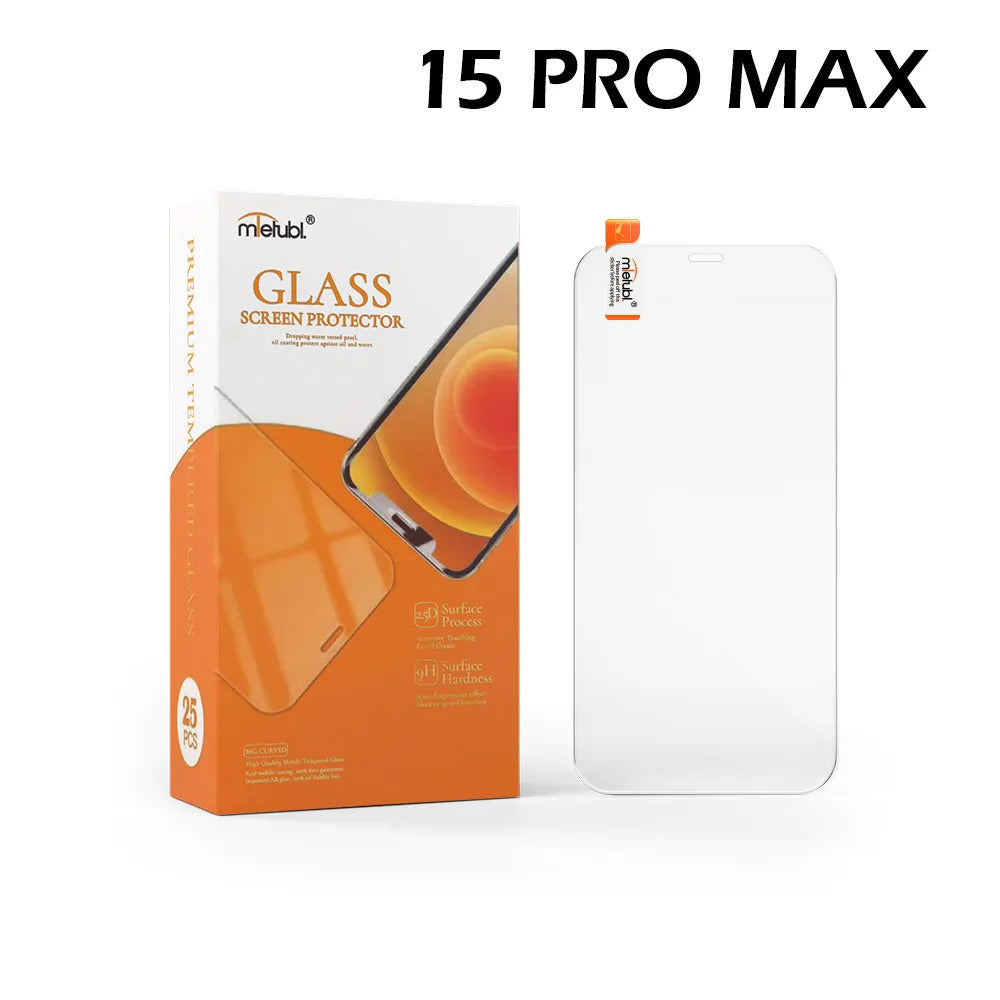 MTB 0.4MM HD Tempered Glass For Iphone 11 Pro 13 Pro 14 Pro Max 15 Plus Pro Max Shatterproof Protective Screen Cover without Black Line