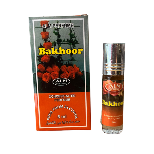Bakhoor 6ml Attar Long Lasting Arabic Perfume Oil for Men and Women
