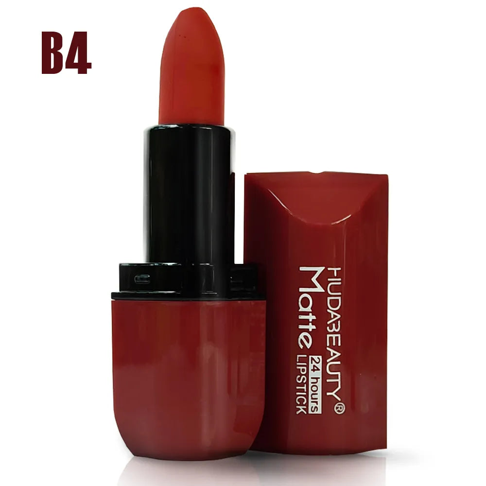 Matte Lipstick Hudabeauty Long Lasting & Comfortable lip Shades 24 Hours Time