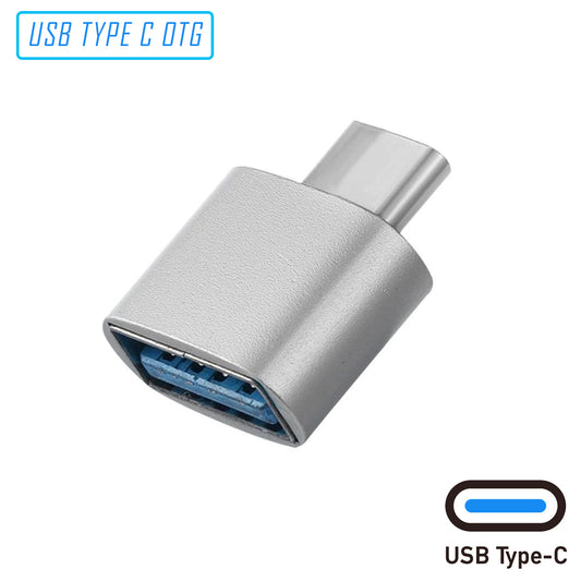 Portable USB Type-C Male to Female Adapter for Android Smartphones and Devices
