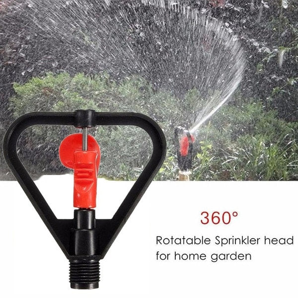360 Degree Rotating Water Sprayer Nozzle Auto Irrigation Sprinkler Head for Garden Lawn