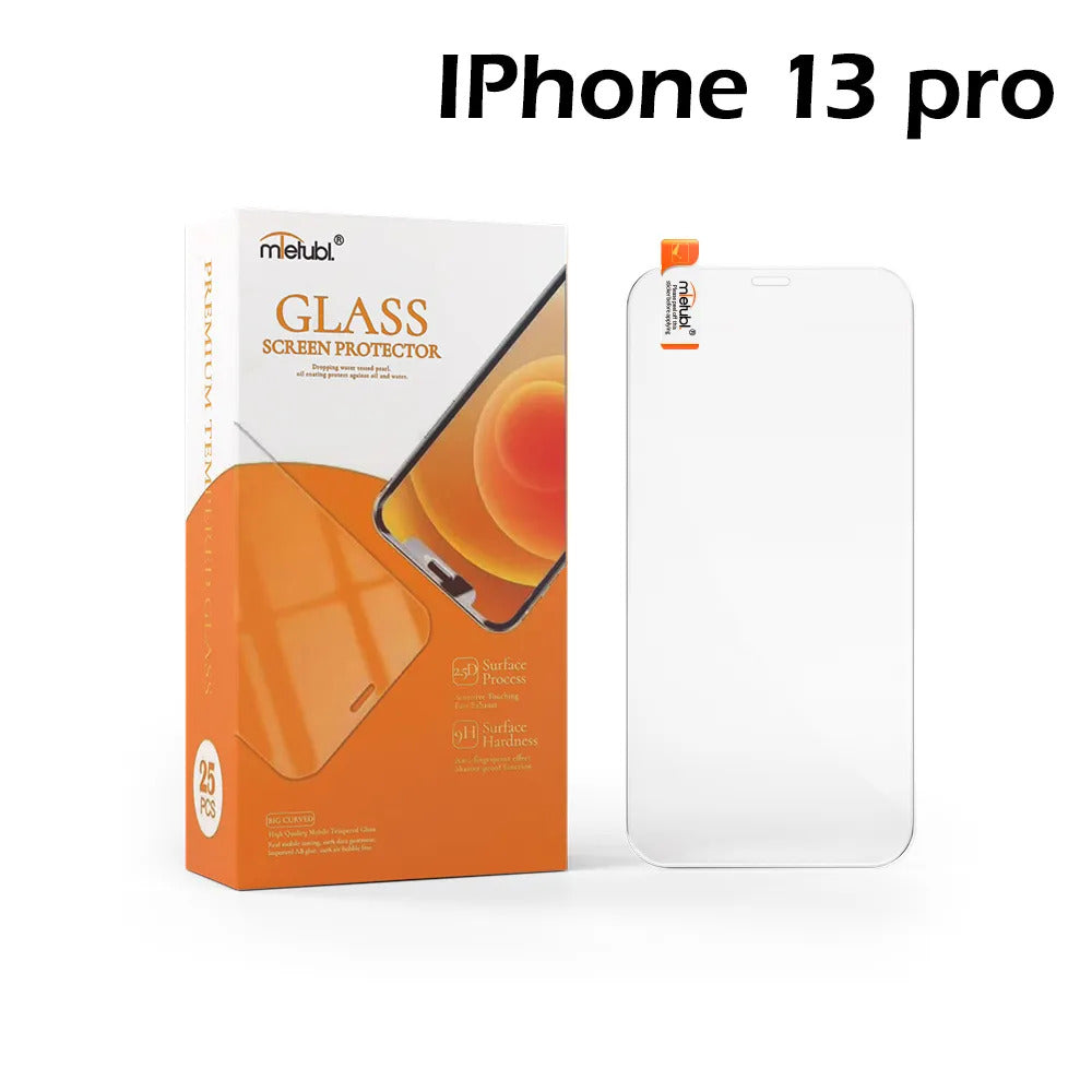 MTB 0.4MM HD Tempered Glass For Iphone 11 Pro 13 Pro 14 Pro Max 15 Plus Pro Max Shatterproof Protective Screen Cover without Black Line