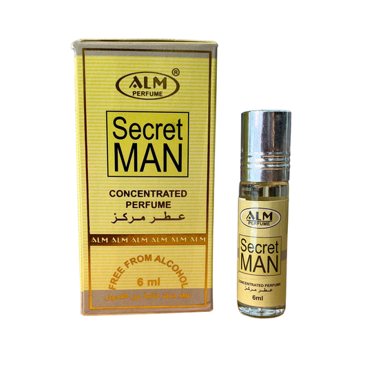 Secret Man 6ml Attar Long Lasting Perfume Oil for Men