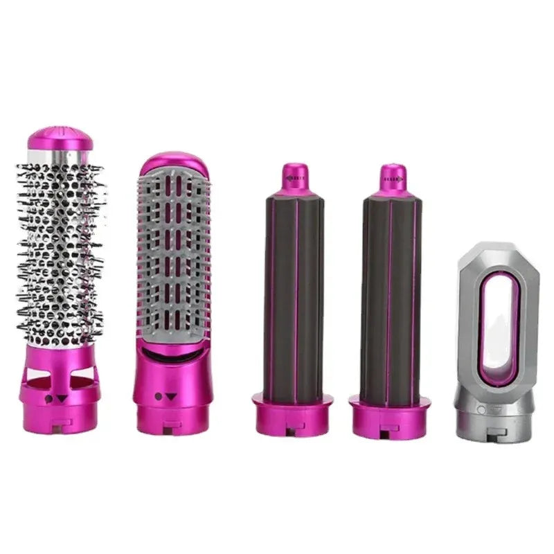 5 in 1 Hair Dryer Hot Comb Set Professional Curling Iron Hair Straightener Styling Tool For Dyson Airwrap Hair Dryer Household
