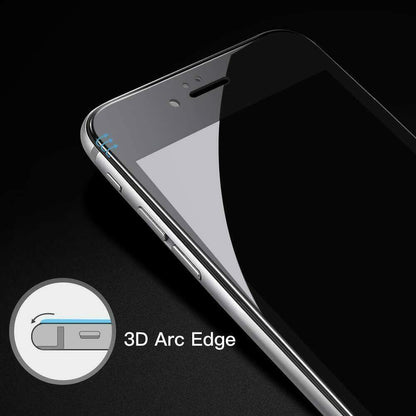 3D Full Cover Tempered Glass for iPhone 6/6S – Black Edge Screen Protector Film with Full Coverage