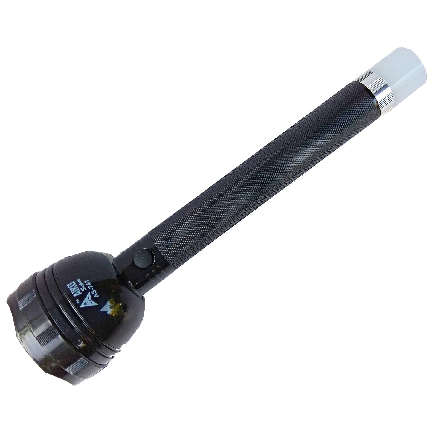 AS 747 High Power LED Police Flashlight Torch Rechargeable Lithium Battery 500m Range Light