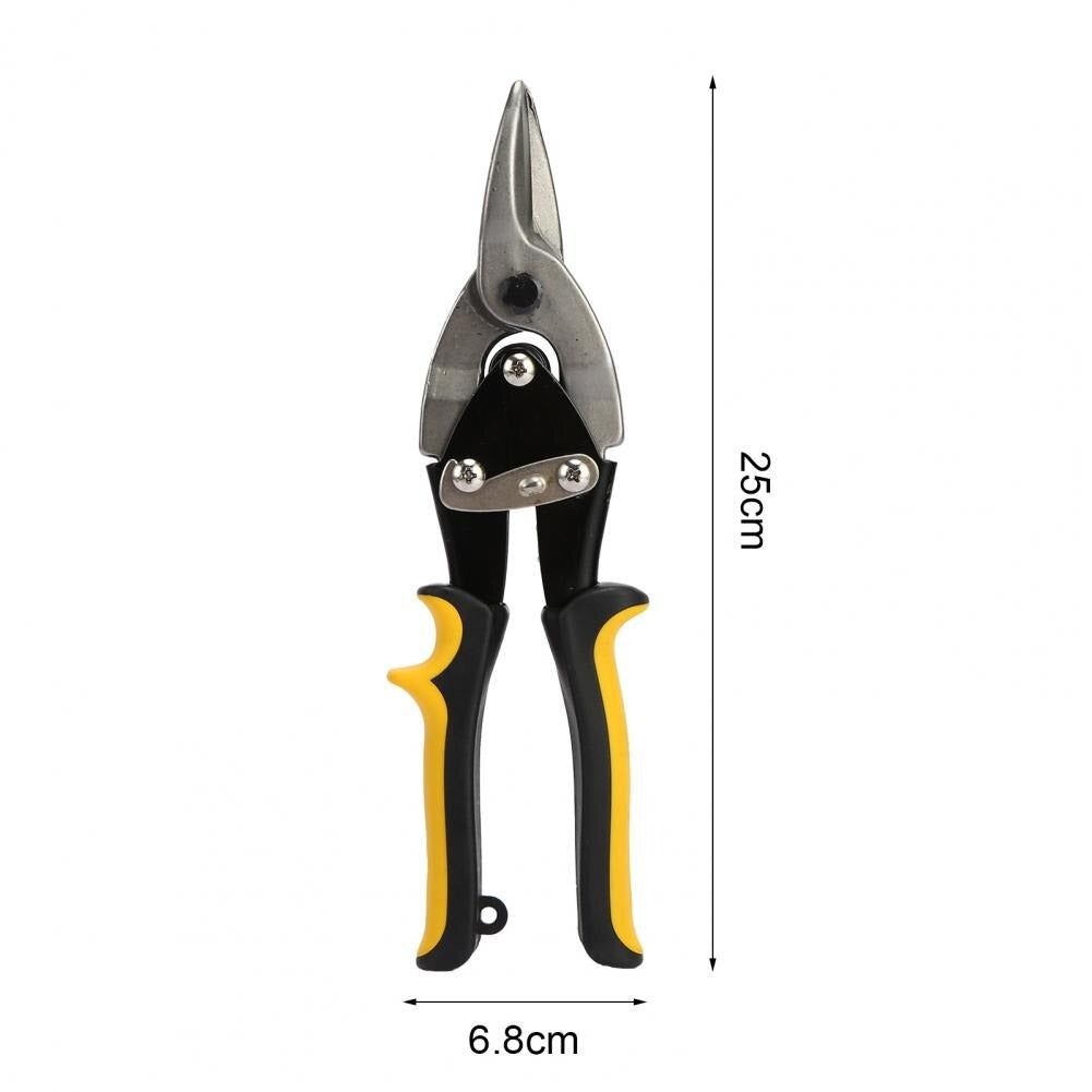 High Hardness Aviation Snips – Professional Curved Blade Tin Snips Metal Shears for Industrial Use