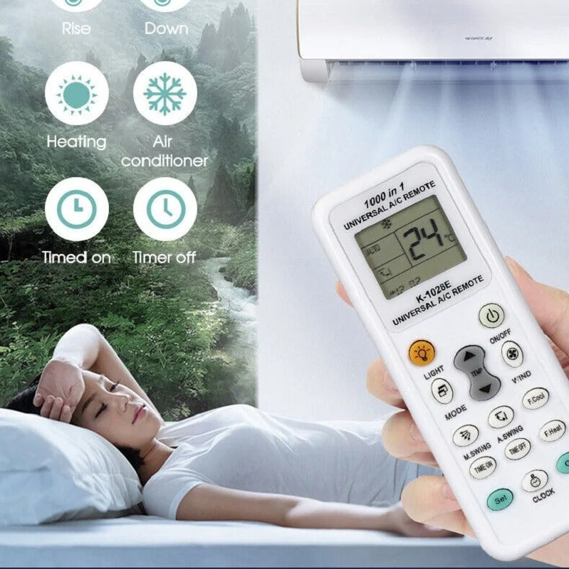 Universal Air Conditioner Remote Controller One-button Setting FOR ALL MAJOR BRANDS