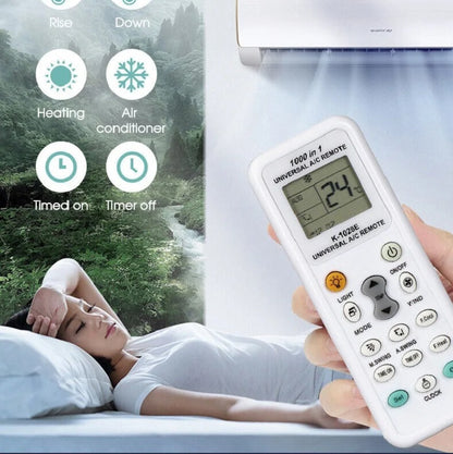 Universal Air Conditioner Remote Controller One-button Setting FOR ALL MAJOR BRANDS