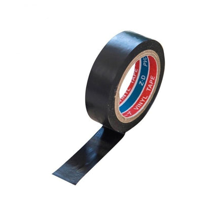 3Pcs Black Electrical Insulation Tape 10Yard Flame Retardant Wire Cable PVC Tape