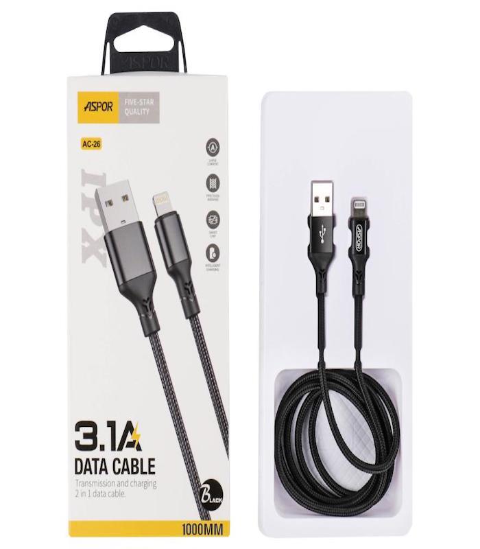 Fast Charging Data Cable Aspor Aspor AC-27  AC-26