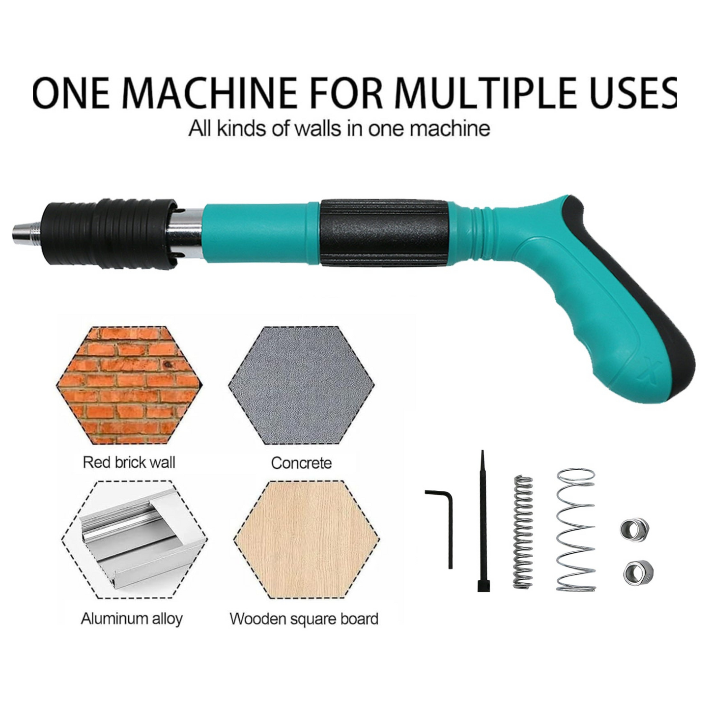 Nail Gun with Extra Accessories Heavy Duty Wood & DIY Tool