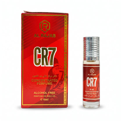 Al Rajab CR7 Concentrated Perfume Oil 6ml Alcohol-Free Roll-On Attar