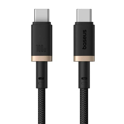 Baseus Dura USB-C to USB-C Fast Charging Data Cable Durable Braided PD Cable for Android, Laptops, and Tablets