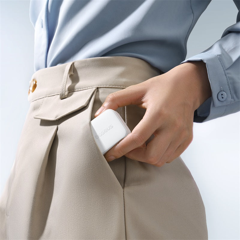 Baseus Palm Fast Charger 1C 20W UK – Moon White