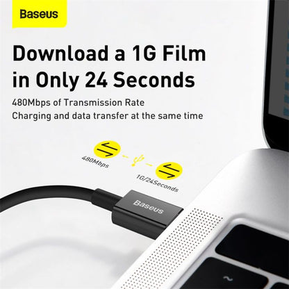 Baseus Superior Series 1m 20W Type-C to Lightning PD Fast Charging Data Cable for iPhone