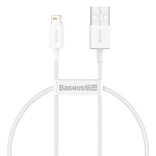 Baseus Superior Series 0.25 Meter USB to Lightning 2.4A Fast Charging Data Cable – Compact | Efficient | Reliable