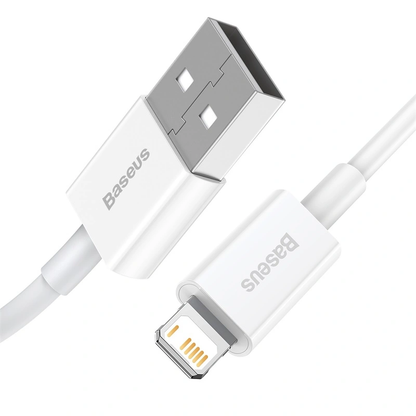 Baseus Superior Series 0.25 Meter USB to Lightning 2.4A Fast Charging Data Cable – Compact | Efficient | Reliable