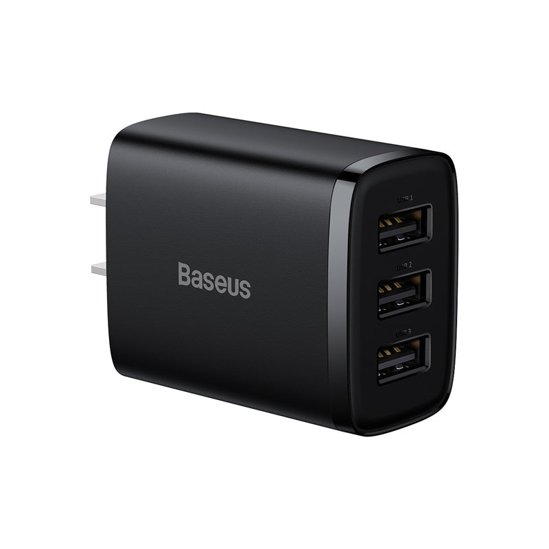 Baseus Compact Charger 3U 17W CN Black