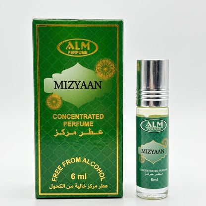 ALM Mizyaan Men Women Unisex Concentrated Perfume oil 6ml Attar