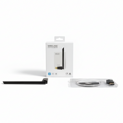 Nonap WiFi Adapter Dual-Band USB 300Mbps with Bluetooth 4.2