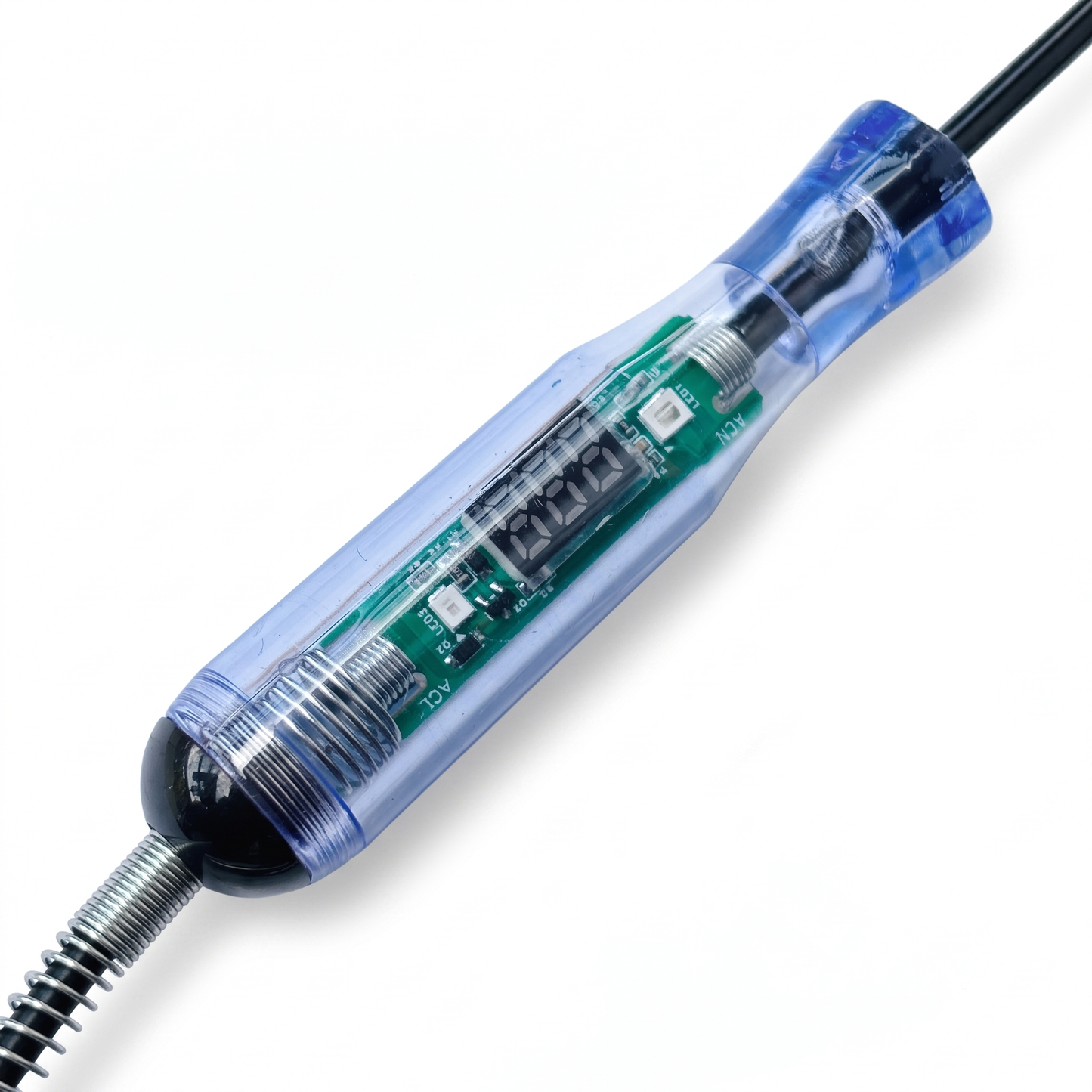 Digital Car Voltage Electric Circuit Tester 6V 12V 24V DC Digital Display Long Probe Pen Automobile Diagnostic Tools Auto Repair