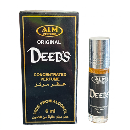 ALM Deeds Men Concentrated Perfume oil 6ml Attar Deed`s Attar
