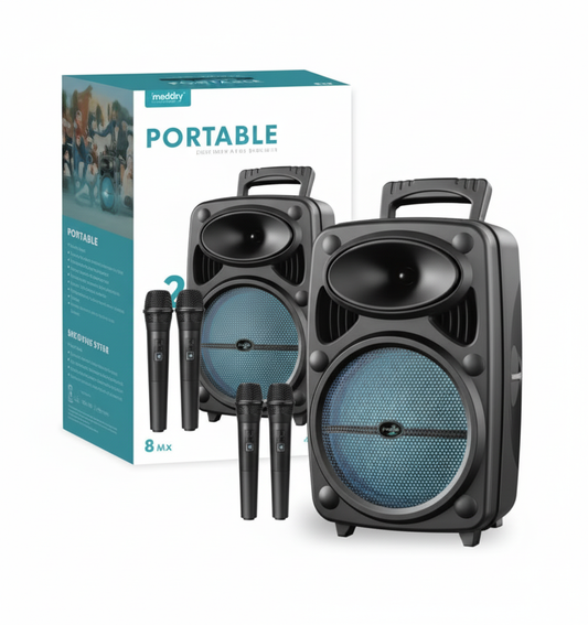 GTS-2385 Portable Bluetooth Speaker – Powerful Bass, LED Lights & Wireless Music Playback