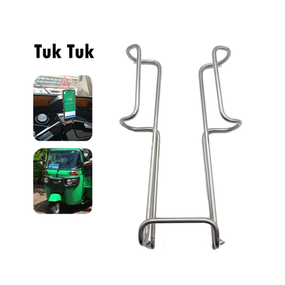 Universal Steel Mobile Phone Holder for Three Wheel (Tuk Tuk) Steel Mobile Phone Holder