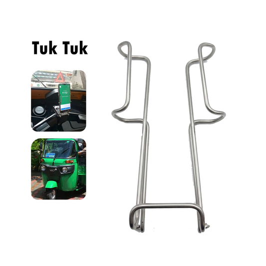 Universal Steel Mobile Phone Holder for Three Wheel (Tuk Tuk) Steel Mobile Phone Holder