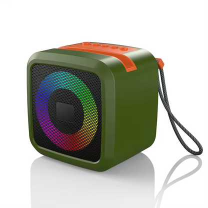 X-911 Wireless Bluetooth Speaker | Portable High Bass Speaker with LED Lights, USB, AUX, FM & TF Card Support
