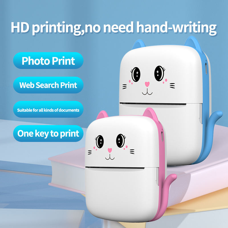 Wireless Mini Handheld Thermal Label Printer | Portable Pocket Size Bluetooth Sticker Printer