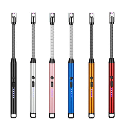 High Quality Rechargeable USB Kitchen Lighter Windproof Electric Arc Lighter for Gas Stove, Candles & Outdoor Use
