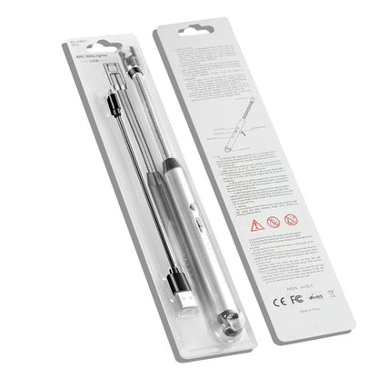 High Quality Rechargeable USB Kitchen Lighter Windproof Electric Arc Lighter for Gas Stove, Candles & Outdoor Use