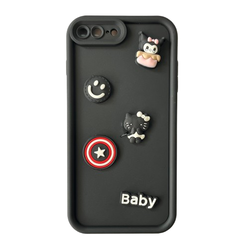 Cute Cartoon 3D Ball Coffee Silicone Mobile Back Case for iPhone 7, 7 Plus, 8, 8 Plus, X, XS, XR, XS Max, 11, 11 Pro, 11 Pro Max, 12, 12 Mini, 12 Pro, 12 Pro Max, 13, 13 Mini, 13 Pro, 13 Pro Max, 14