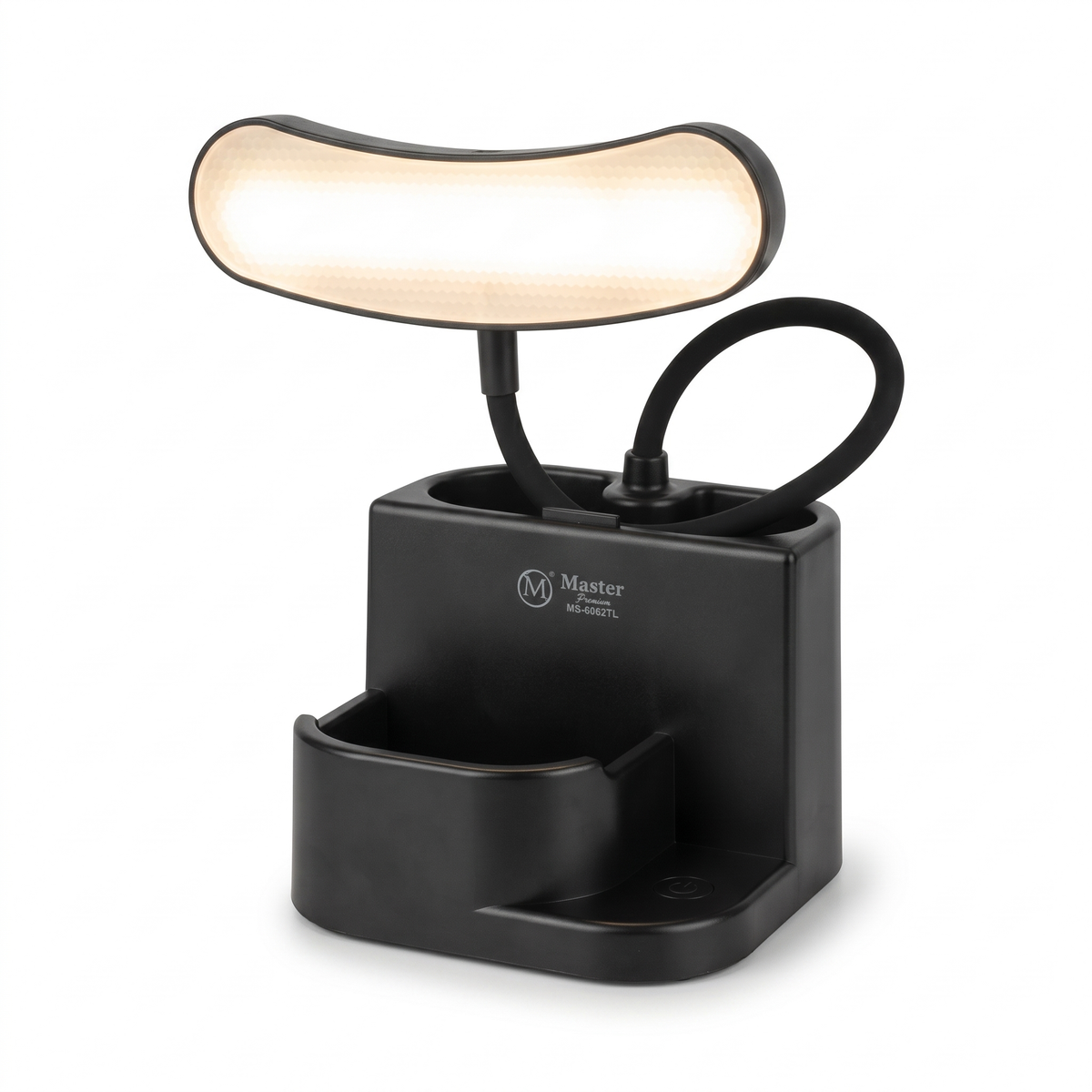 Master Rechargeable LED Desk Lamp with Pen & Phone Holder 3 Light Modes, Touch Control Table Lamp