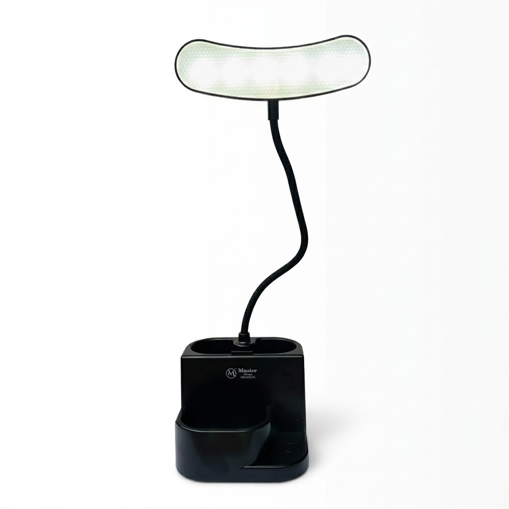 Master Rechargeable LED Desk Lamp with Pen & Phone Holder 3 Light Modes, Touch Control Table Lamp