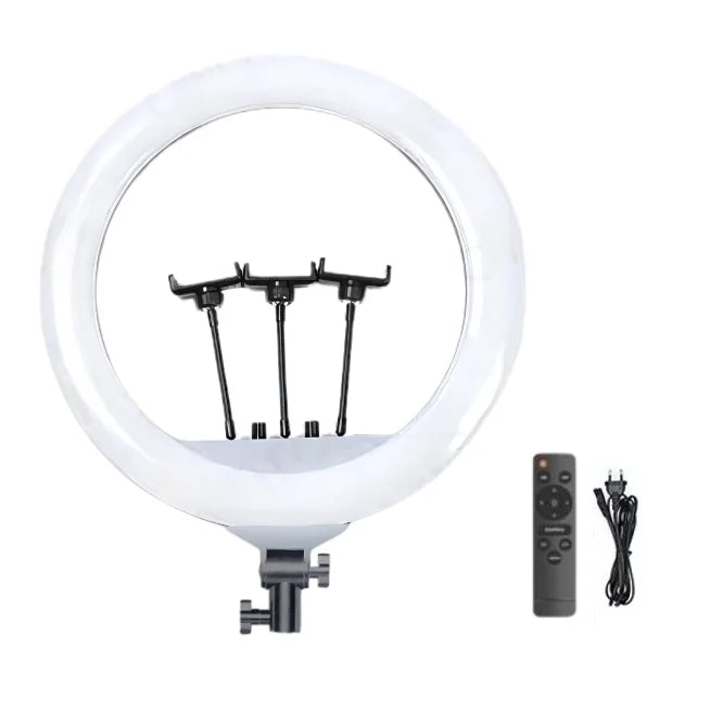 Plokama R45 Pro Soft LED RGB Ring light 45cm -  AC Powered Ring Light