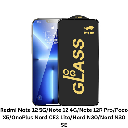 OG ESD Tempered Glass for Redmi Note 12 5G/Note 12 4G/Note 12R Pro/Poco X5/OnePlus Nord CE3 Lite/Nord N30/Nord N30 SE – Screen Protector