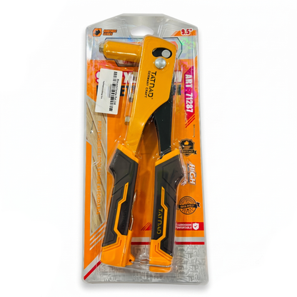 A TATNAM hand crank tension wrench in orange and black, packaged in its original clear plastic blister pack with an orange and white cardboard backing.