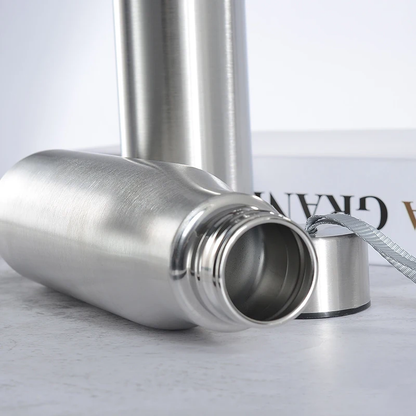 500ml & 1000ml Aluminum Sports Water Bottle Lightweight Leakproof Reusable Gym School Travel Bottle